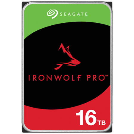 HDD NAS SEAGATE IronWolf Pro 16TB CMR 3.5", 256MB, SATA 6Gbps, 7200RPM, RV Sensors, Rescue Data Recovery Services 3 ani, TBW: 55