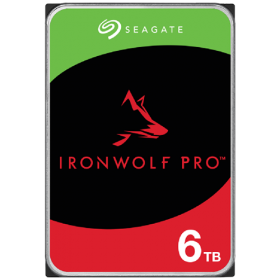 HDD NAS SEAGATE IronWolf Pro 6TB CMR 3.5", 256MB, SATA 6Gbps, 7200RPM, RV Sensors, Rescue Data Recovery Services 3 ani, TBW: 550
