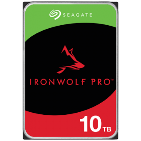 HDD NAS SEAGATE IronWolf Pro 10TB CMR 3.5", 256MB, SATA 6Gbps, 7200RPM, RV Sensors, Rescue Data Recovery Services 3 ani, TBW: 55