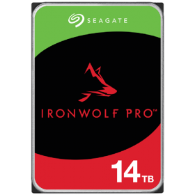 HDD NAS SEAGATE IronWolf Pro 14TB CMR 3.5", 256MB, SATA 6Gbps, 7200RPM, RV Sensors, Rescue Data Recovery Services 3 ani, TBW: 55