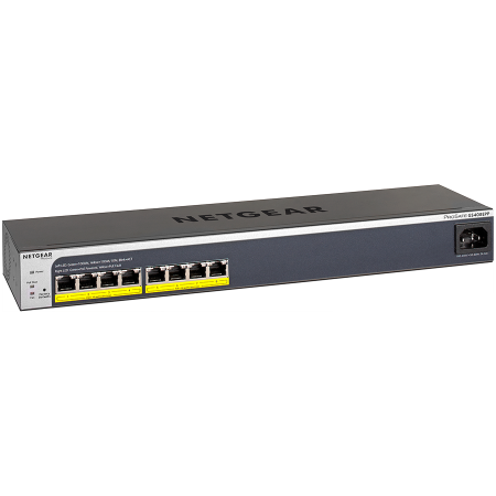 8PT GIGE EASY-MOUNT POE+ WEB SWCH