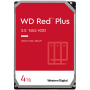 HDD NAS WD Red Plus 4TB CMR, 3.5'', 256MB, 5400 RPM, SATA 6Gbps, TBW: 180