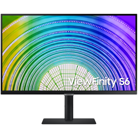 SAMSUNG Monitor  27 cali LS27A600UUUXEN VA 2560x1440 WQHD 16:9   1xHDMI 1xUSB-C 2xDP (In+Out) 3xUSB 3.0 LAN (RJ45) 5ms HAS+PIVOT