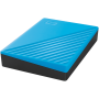 HDD Extern WD My Passport 4TB, 256-bit AES hardware encryption, Backup Software, Slim, USB 3.2 Gen 1 Type-A up to 5 Gb/s, Blue S