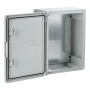 Cutie distributie IP65 din ABS gri, usa mata, placa metalica, 250x350x150 mm PP3002 - LS