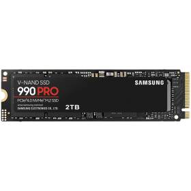Samsung SSD 2TB M.2 PCIEx4 PCI Gen4.0 990 Pro without Heatsink 1200 TBW 5 yrs