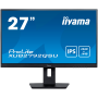 IIYAMA 27" ETE IPS-panel, ULTRA SLIM LINE, 2560x1440 WQHD, 5ms, FreeSync, 15cm height adj. stand, 350cd/m², VGA, HDMI, DisplayPo