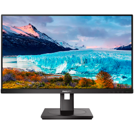 Monitor 27'' Philips 272S1M/00 Black IPS, 16:9, 1920x1080, 4ms, 300 cd/m2, 1000:1, D-Sub, DVI, HDMI, DP, vesa