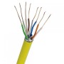PNI-SFTP07M - Cablu S/FTP CAT7 PNI SF07 la metru 10Gbps, 1000MHz, pentru internet si sisteme de supraveghere, cupru.