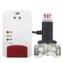 Kit senzor gaz inteligent si electrovalva PNI Safe House Smart Gas 300 WiFi cu alertare sonora, aplicatie de mobil Tuya Smart, i