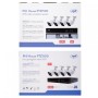 Pachet Kit supraveghere video AHD PNI House PTZ1500 5MP - DVR si 4 camere exterior si HDD 1Tb Inclus, Intrari video: 4 x BNC, Ie