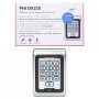 Tastatura control acces PNI DK220, stand alone, exterior si interior, IP65, cu 2 relee, Culoare: Negru/Argintiu, Aliaj de zinc,I
