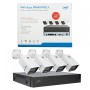 Kit supraveghere video PNI House IPMAX POE 3, NVR cu 4 porturi POE, ONVIF si 4 camere cu IP 3MP, de exterior, Power over Etherne