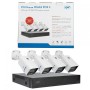 Kit supraveghere video PNI House IPMAX POE 3, NVR cu 4 porturi POE, ONVIF si 4 camere cu IP 3MP, de exterior, Power over Etherne