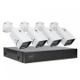 Kit supraveghere video PNI House IPMAX POE 3, NVR cu 4 porturi POE, ONVIF si 4 camere cu IP 3MP, de exterior, Power over Etherne