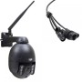 Camera supraveghere video PNI IP655B 5MP WiFi PTZ 5X Zoom optic H265, slot microSD, stand-alone, Night Vision 50m IP66 Alarma de