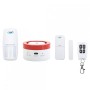 Sistem de alarma wireless PNI Safe House PG600, sistem inteligent de securitate pentru casa, conectare wireless, alarma antiefra