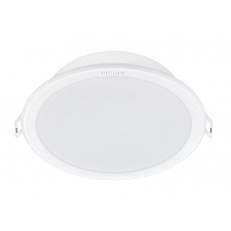 Spot LED incastrat Philips Meson, 12.5W, 900 lm, lumina calda (3000K), IP20, 14cm, Alb