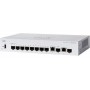 Switch  CISCO CBS350-8S-E-2G, 8 PORTURI 10/100/1000, 2 x SFP, Buffer: 1.5 Mb, Flash 256Mb, CPU: 800 MHz ARM , DRAM: 512 MB Dimen