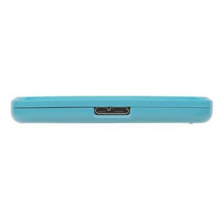 HDD extern ADATA, 1TB, HC300 ECO, 2.5", USB 3.2, plastic si silicon, rezistent la socuri, albastru