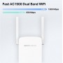 Mercusys AC1900 Wi-Fi Range Extender ME50G Dual-Band, Standarde Wireless: IEEE 802.11a/n/ac 5 GHz, IEEE 802.11b/g/n 2.4 GHz, Vit