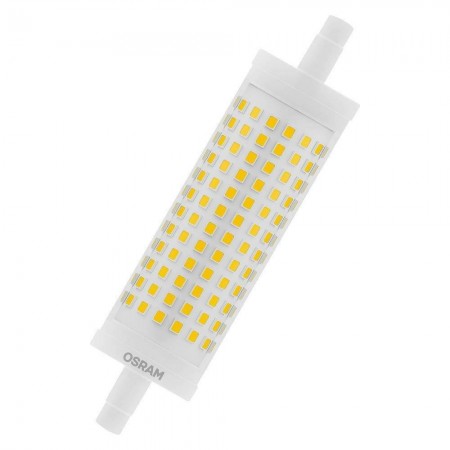 Bec LED Osram DIM LINE, R7s, 19W (150W), 2452 lm, lumina calda (2700K), dimabila, 118mm, Ø28mm