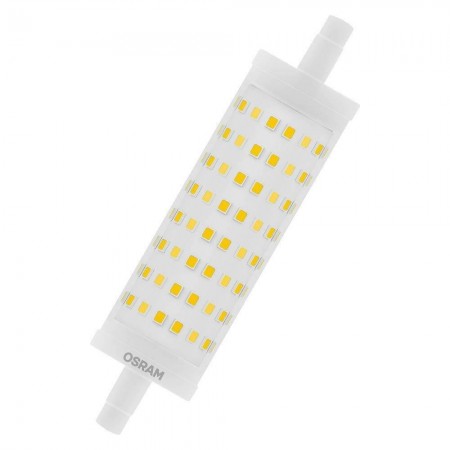 Bec LED Osram DIM LINE, R7s, 16W (125W), 2000 lm, lumina calda (2700K), dimabila, 118mm, Ø29mm