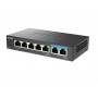 D-Link switch DMS-107, 7 porturi, Standarde si protocoale: IEEE 802.3 10BASE-T,  IEEE 802.3u 100BASE-TX,  IEEE 802.3ab 1000BASE-