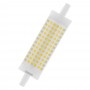 Bec LED Osram LINE, R7s, 18.2W (10W), 2452 lm, lumina calda (2700K), 118mm, Ø29mm