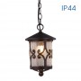 Pendul tip felinar Vivalux JARDIN, E27, max. 1x60W, IP44, 155x155x1000mm, COFFEE, bec neinclus