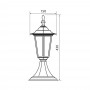 Stalp pentru iluminat exterior Vivalux MARIBOR, E27, max. 1x60W, IP44, 150x150x430mm, Negru, bec neinclus