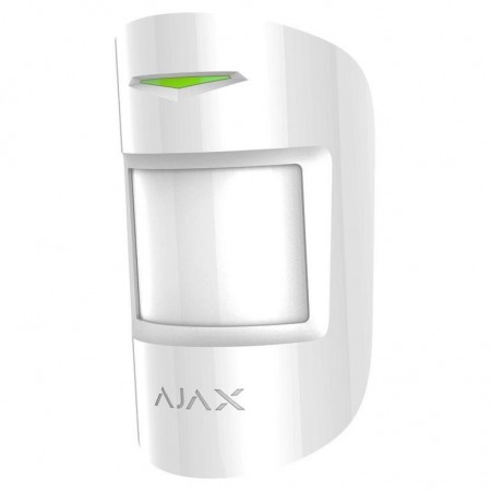 "Detector de miscare in dubla tehnologie PIR+MW, alb - AJAX Detectie miscare: max. 12 m Sensibilitate: ajustabila 3 nivele Unghi