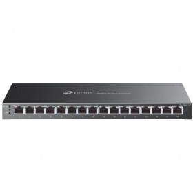 "JetStream™  16-Port Gigabit Smart Switch with 8-Port PoE+ PORT: 8× Gigabit PoE+ Ports SPEC: 802.3af/at, 120 W PoE Power, Deskto