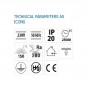Plafoniera LED Vivalux LUKA, 35W, 3300 lm, lumina neutra (4000K), 150°, IP20, Ø400x50mm, 25000h, Alb