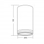 Spot Vivalux ROUND KING, GU10, max. 35W, IP20, Ø55x100mm, Negru, bec neinclus