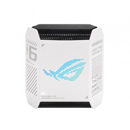 Router Wireless Asus GT6(W-1-PK)White, tri-band, WI-FI 6, Standard retea: WiFi 6 (802.11ax), IPv4, IPv6, Backwards compatible wi