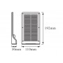 Aplica LED pentru exterior, solara cu baterie Li-ion, cu senzor de miscare si lumina Ledvance DOORLED SOLAR, 3W, 3.3V, 320 lm, l