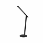 Lampa de birou WiFi Tellur Smart, 12W, lumina alba, calda, Qi 10W, USB 10W, reglabila, negru