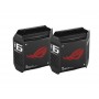 Kit Routere Wireless Asus GT6(B-2-PK)Black, tri-band, WI-FI 6, Standard retea: WiFi 6 (802.11ax), IPv4, IPv6, Backwards compatib