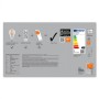 Pachet 3 Becuri LED RGB inteligente Ledvance SMART+ WiFi Filament Multicolour A, E27, 4.5W (30W), 300 lm, lumina alba si color (