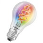 Pachet 3 Becuri LED RGB inteligente Ledvance SMART+ WiFi Filament Multicolour A, E27, 4.5W (30W), 300 lm, lumina alba si color (