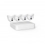 Tenda kit supraveghere 4 canele POE K4P-4CR, rezolutie: 4MP, latime banda: 60Mbps, intrari audio: 1 ch, RCA, iesire HDMI: 1-ch, 