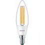 Bec LED Philips Classic B35, Ultra Efficient Light, E14, 2.3W (40W), 485 lm, lumina calda (3000K)