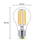 Bec LED Philips Classic A60, Ultra Efficient Light, E27,  4W (60W), 840 lm, lumina calda (3000K)