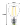 Bec LED Philips Classic A60, Ultra Efficient Light, E27, 2.3W (40W), 485 lm, lumina calda (3000K)