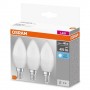 3 Becuri LED Osram Base Classic B, E14, 4.9W (40W), 470 lm, lumina neutra (4000K)