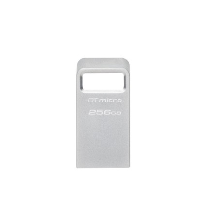 Memorie USB Flash Drive Kingston 256GB Data Traveler Micro, USB 3.2 Gen1, Metalic