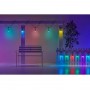 Ghirlanda inteligenta LED RGB pentru exterior Philips WIZ, 12 becuri ,12W, 100-240V, 120 lm, lumina alba si color (2200-6500K), 