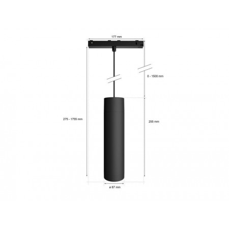 Pendul LED RGB Philips Hue Perifo, Bluetooth, control vocal, 24V, 5.2W, 490 lm, lumina alba si color (2000-6500K), IP20, 28.8x17