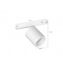 Spot LED RGB Philips Hue Perifo, Bluetooth, control vocal, 24V, 5.3W, 490 lm, lumina alba si color (2000-6500K), IP20, 12.8x17.7